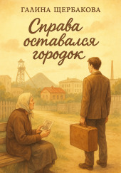 Справа оставался городок