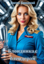 Блондинка с блендером