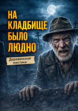 На кладбище было людно